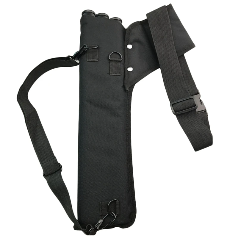 archery quiver 3 tubes quiver arrows holder portable back for archery free global shipping