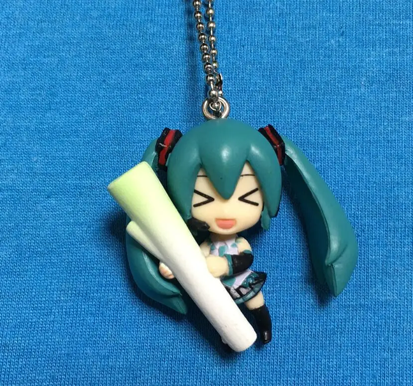 3 Новое поступление Hatsune Miku японский аниме Рисунок ПВХ брелок-подвеска для мобильного телефона ремень кулон - Цвет: 3