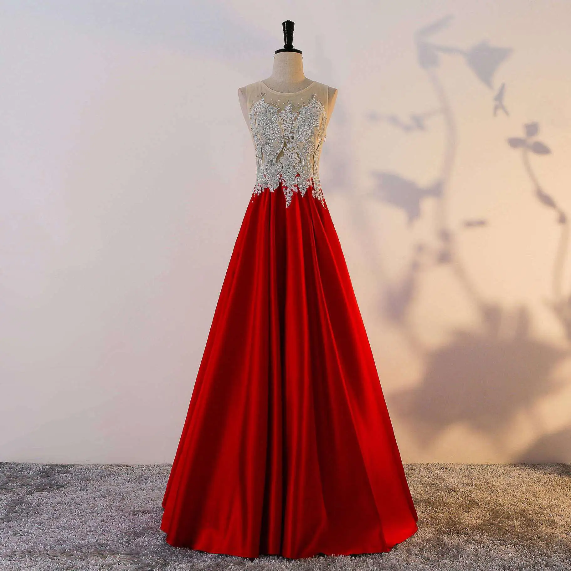 Элегантные вечерние Qipao Китайский Star этап Cheongsam женщины кружева полная длина Vestidos сексуальный цветок свадебное платье невесты S-4XL