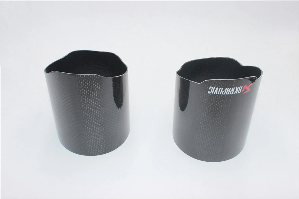 1 шт. Akrapovic глянцевая крышка трубы xhaust автомобильный универсальный глушитель выхлопной трубы Труба насадка на глушитель наконечник выхлопной трубы аксессуары