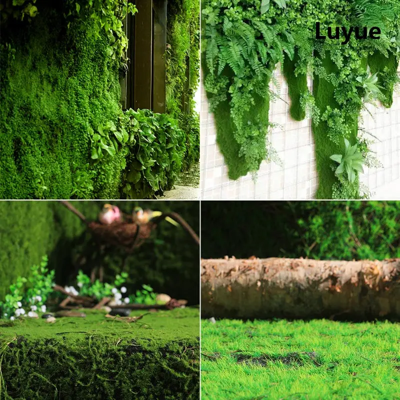 Искусственный мох декоративное растение поддельные декоративные стены спальни