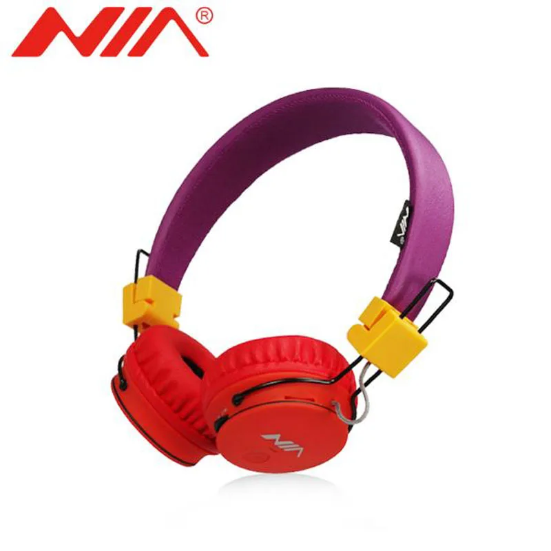 Оригинальные стереонаушники NIA X2 с Bluetooth беспроводные наушники микрофоном