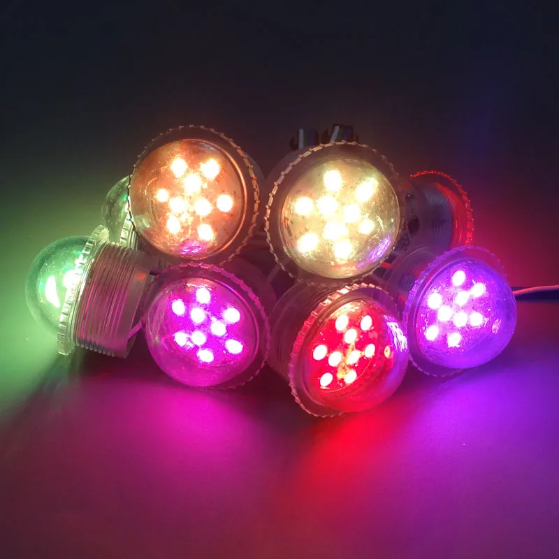 500 шт./лот UCS1903 умный светодиодный пиксельный модуль 36 мм DC12V 9 шт. SMD 5050 RGB LED полный