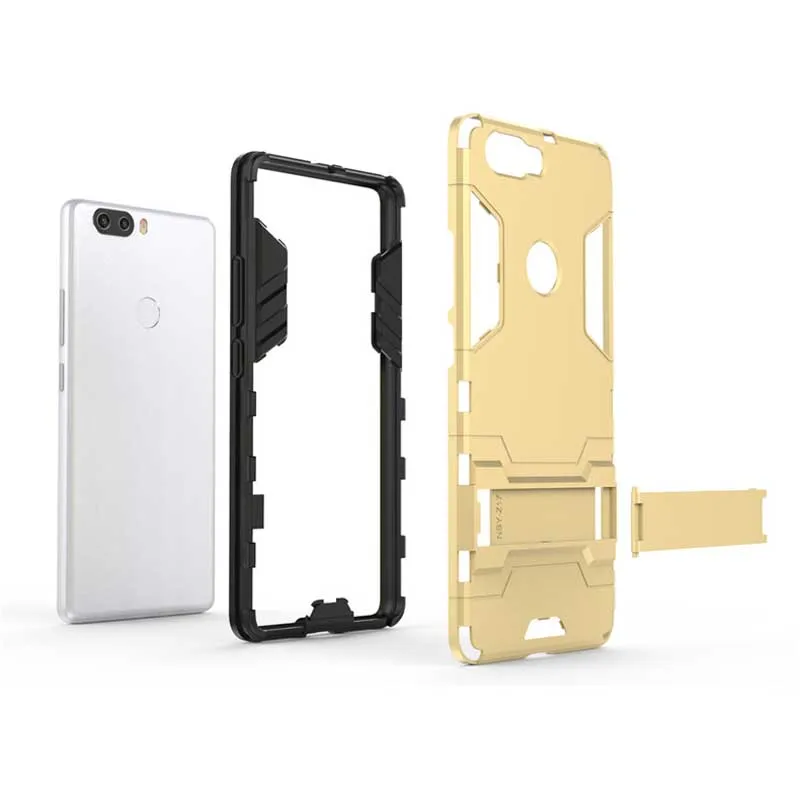 Tsimak противоударный чехол для телефона ZTE Nubia Z17 Lite Axon 7 Mini Z17s V18 Minis PC+ силиконовый чехол-подставка с Железным человеком