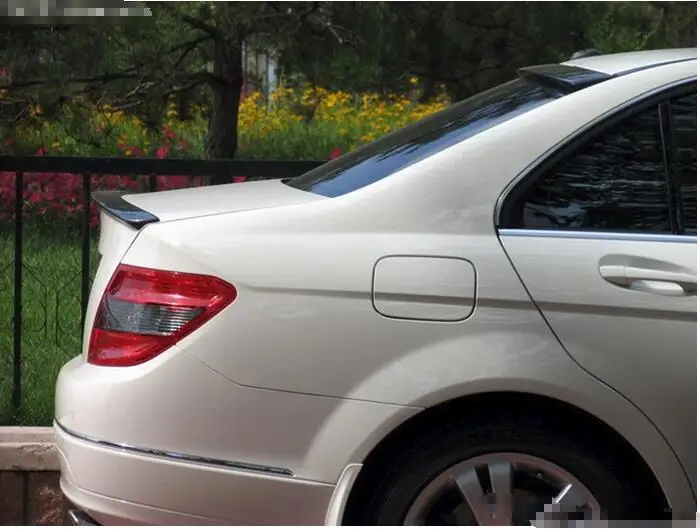 Для Mercedes Benz W204 спойлер на крыше 2008- C-class C180 C200L C63 спойлер Высокое качество ABS заднего крыло спойлер