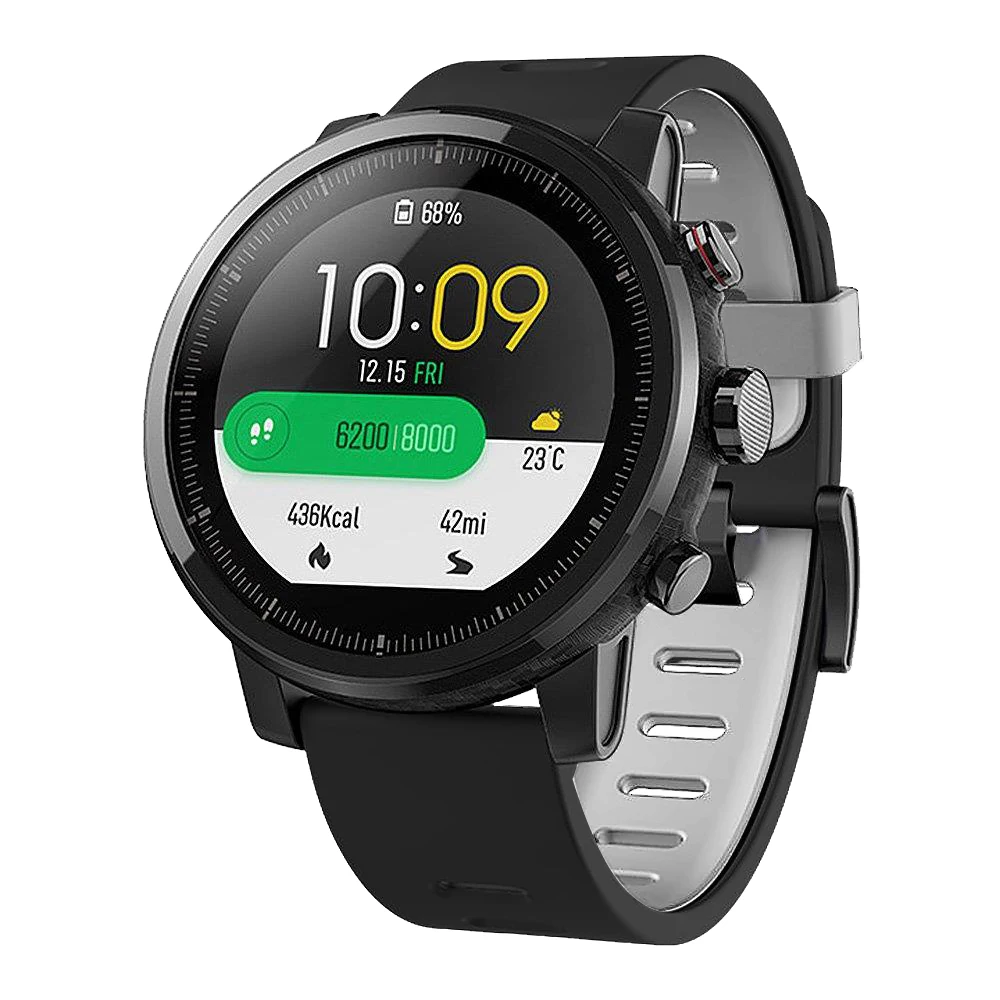 7 в 1 Huami Amazfit Stratos 2 ремешок для умных часов силиконовый + ПК чехол huami amazfit stratos S