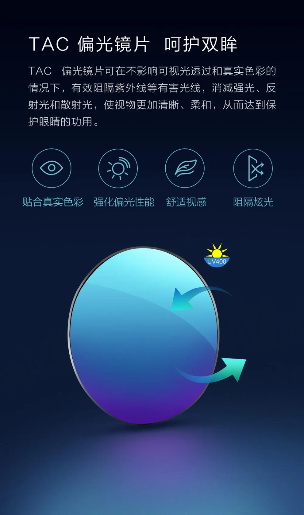 MI Mijia TS Ледяной Синий Авиатор темные очки TAC поляризованные линзы большие очки оправа солнцезащитные очки для путешествий на открытом воздухе для мужчин и женщин