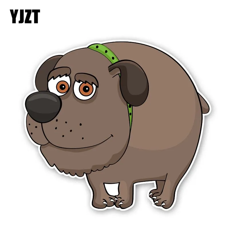 YJZT 15 5 см * 14 1 застенчивый щенок ПВХ стикер автомобиля наклейка 12-300109 | Автомобили и