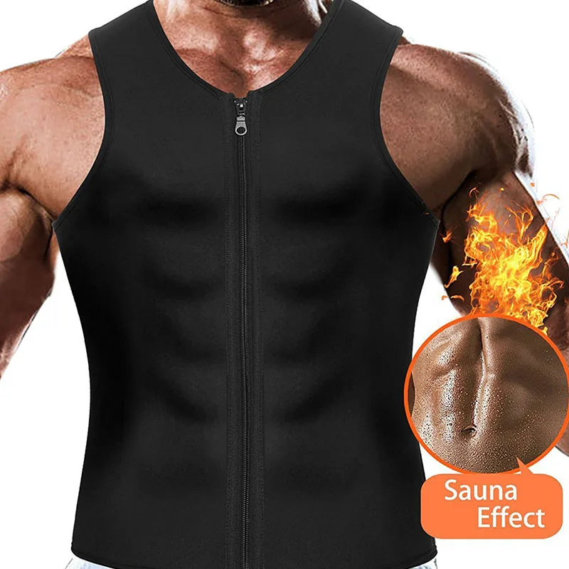 Спортивная майка для бега Мужская Shapewear фитнес футболка похудения сжигания жира