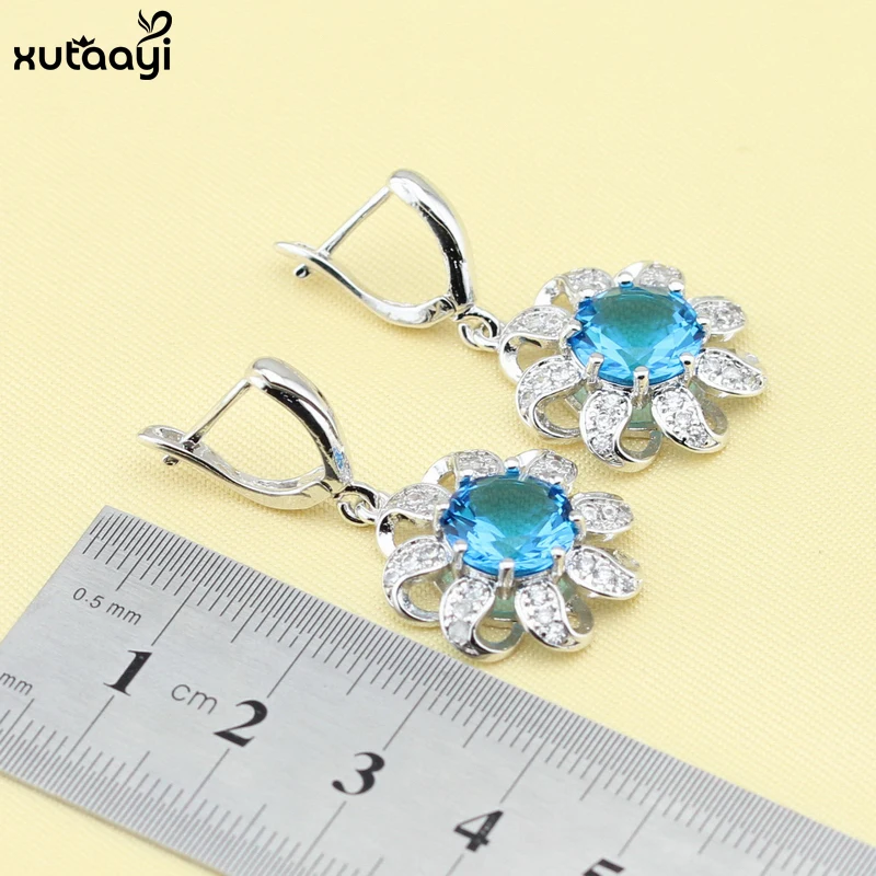 3 шт. комплект из колье серёг и кольца серебристого цвета | Украшения аксессуары