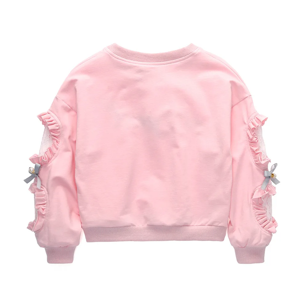 VIMIKID/новый комплект одежды для девочек футболка с длинным рукавом трикотажная
