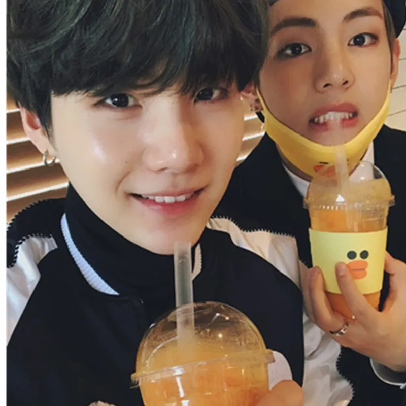 Новая kpop маска рот JUNG KOOK тот же цыпленок Салли коричневый медведь