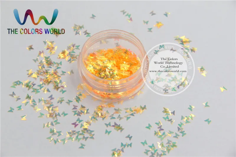 Размер 3 мм американская фантазия Радужный оранжевый желтый цвет блестки для