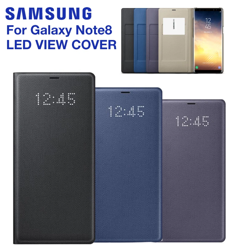 Оригинальный светодиодный защитный чехол для Samsung Galaxy Note 8 N9500 Note8 N950F SM функция