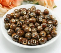 kiln porcelain beads high imitation beads brown full size 610mm 81402