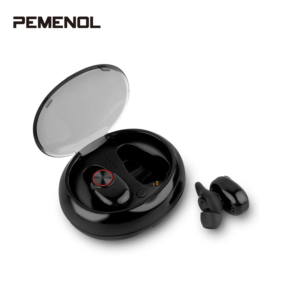 V5 Bluetooth наушники TWS беспроводные с V5.0 + DER HiFi стерео звук гарнитура встроенный