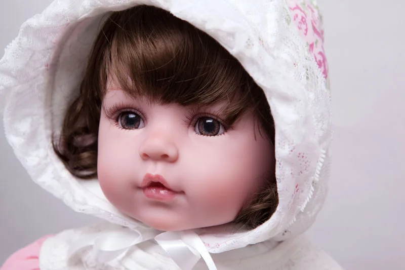 55 см силиконовая кукла Реборн игрушки реалистичные виниловые куклы принцессы