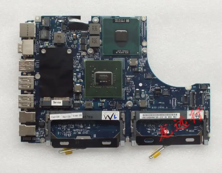 13 3 &quotA1181 661 5242 820 2496 A 639 0197 MC240 MC240LL/P7450 2 ГГц материнской плате для Macbook A1181 2009|Пульты