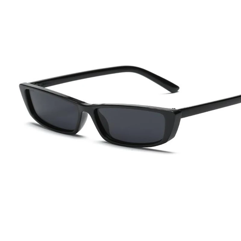 Маленькие прямоугольные Солнцезащитные очки женские модные черные оттенки
