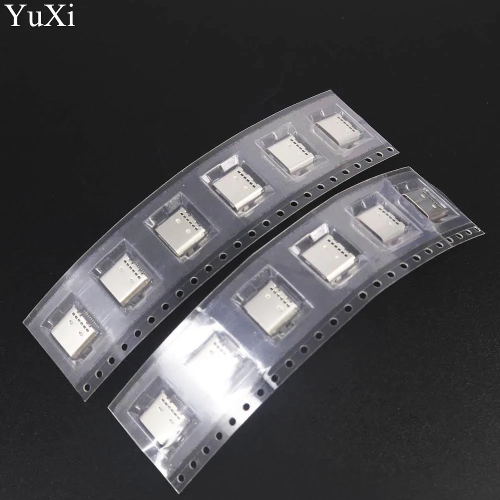 YuXi 1PCS High speed data interface micro 3.1 usb DIY 24pin USB-C USB Type C mother Socket Connector SMT type | Обустройство дома
