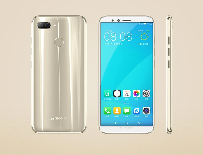 Мобильный телефон Gionee F6 с глобальной прошивкой, Android 7,1, 4G, LTE, Восьмиядерный процессор Snapdragon, 3+ 32 ГБ, глобальная сеть, 5,7 дюймов, 18:9, смартфон