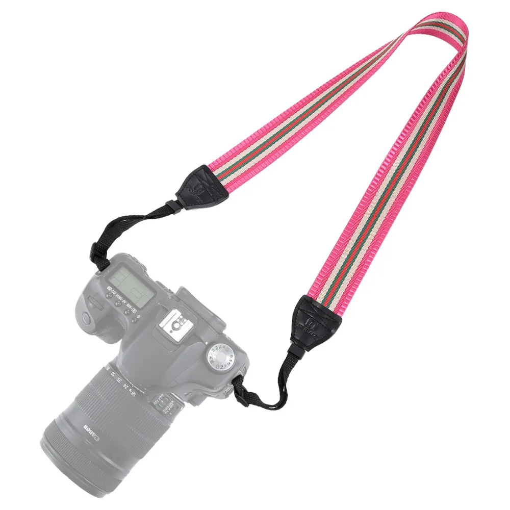 Цветной ремень PULUZ для DLSR камеры плечевой шейный ремешок Canon Nikon Sony GoPro Fuji Panasonic