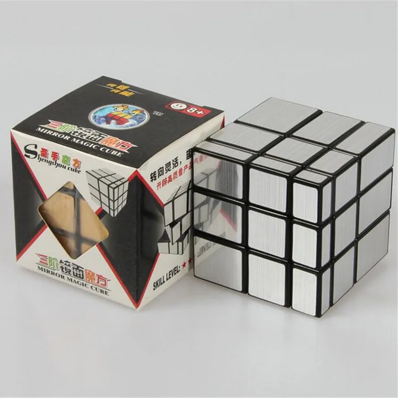 3x3x3 зеркальные блоки Магические кубики профессиональная скоростная Головоломка