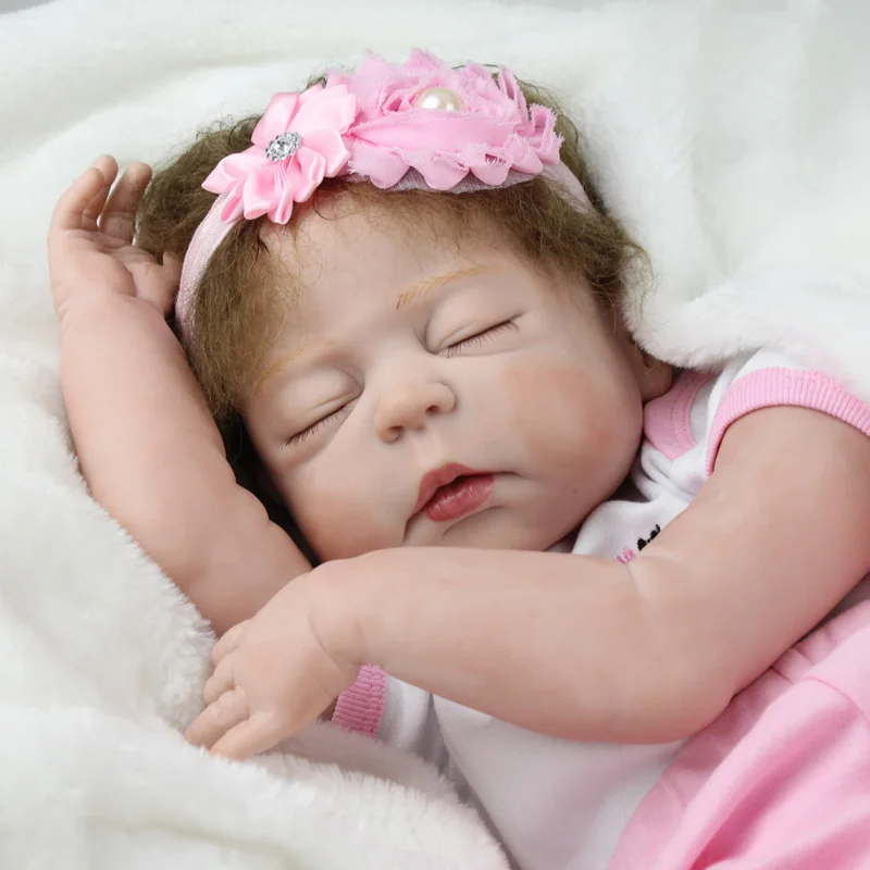 KAYDORA 22 дюйма 55 см полностью виниловые силиконовые куклы Reborn Baby прелестные реалистичные куклы для спящей девочки Bebe Reborn Babies Bonecas Прямая поставка