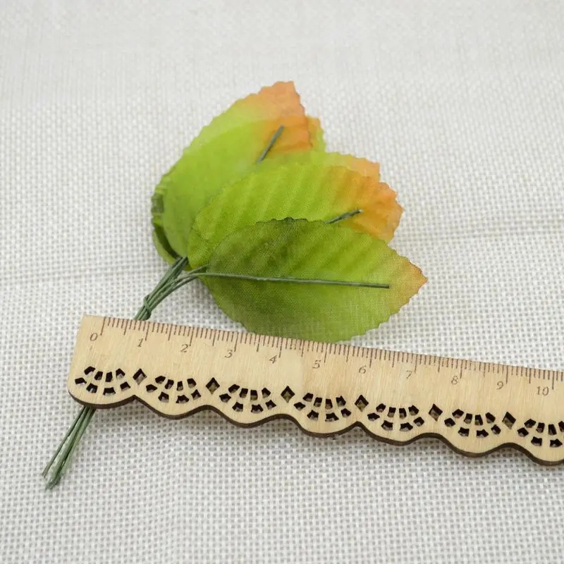 Искусственные цветы 30 шт. искусственные листья из розового золота цветок