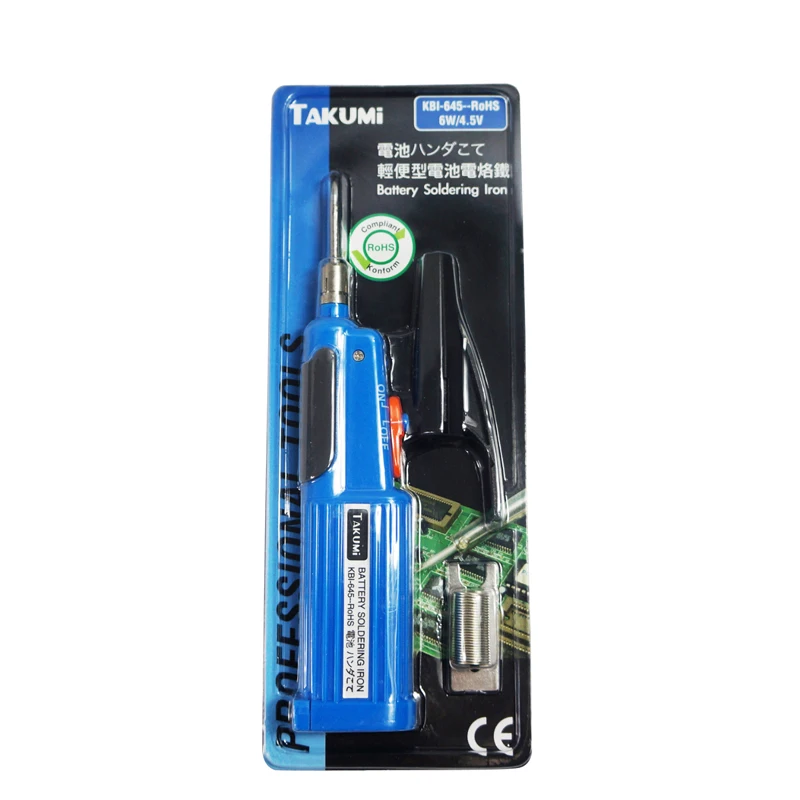 Паяльник с аккумулятором Электрический паяльник для пайки 6 Вт 4 5 В наладочная