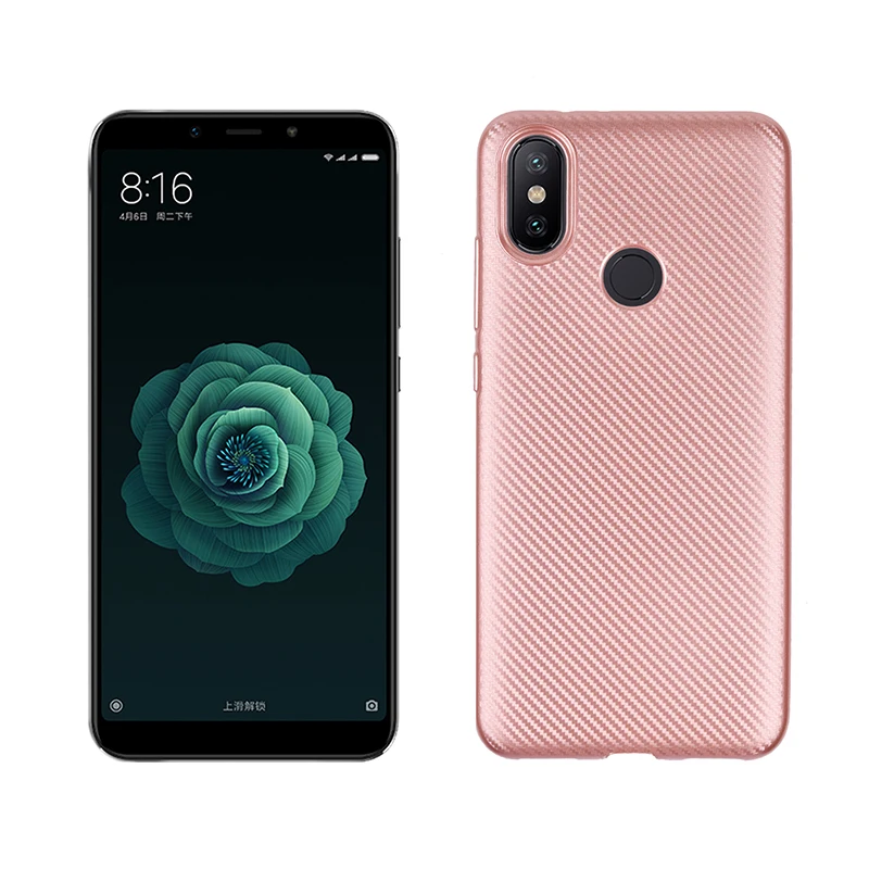 углеродные волокна узор силиконовый чехол на xiomi xiaomi mi 6x mi6x ехлы мягкий
