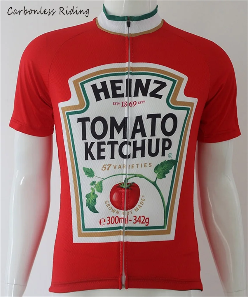 Heinz Мужская велосипедная Джерси с коротким рукавом быстросохнущая летняя велосипедная одежда рубашка MTB Майки Топы