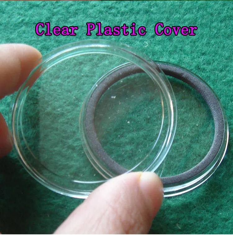 10 шт./упак. Хранитель карт покер с прозрачной крышкой чип Кнопка Техасский Холдем