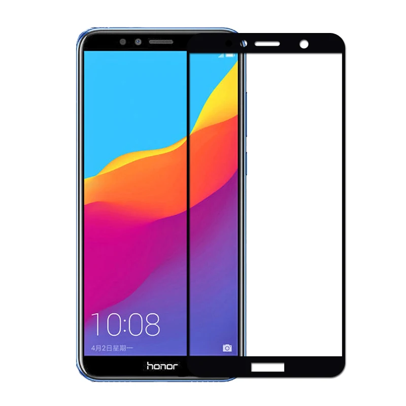 Защитный чехол 9H из закаленного стекла для Huawei Honor 7A Pro AL00 AL20 7C 5 45 дюйма Y6 2018 7