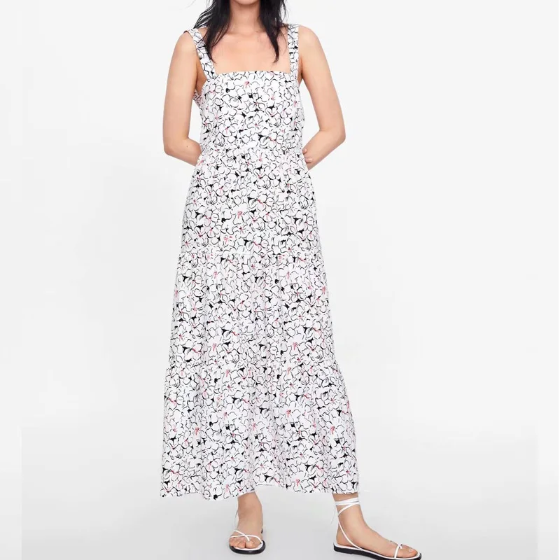 2019 модные летние винтажные Сексуальные вечерние шифоновые женские Платья с