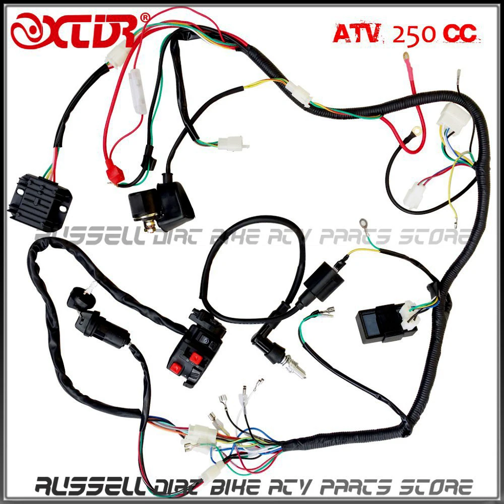 Электромагнитный регулятор катушки CDI 200cc 250cc ATV Quad Bike|complete electrics|4 wheeleratv quad |