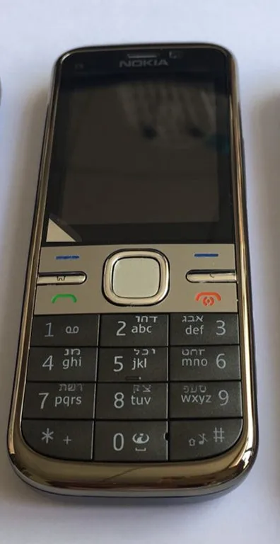 C5 разблокированный мобильный телефон Nokia C5-00 3.15MP 3G Bluetooth FM дешевый мобильный телефон - Цвет: Gray 5MP