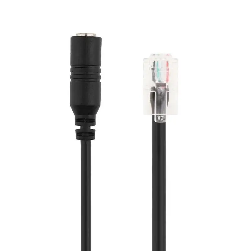 Кабель адаптер ALLOYSEED RJ9 4P4C папа мама 3 5 мм с разъемом для гарнитуры настольных