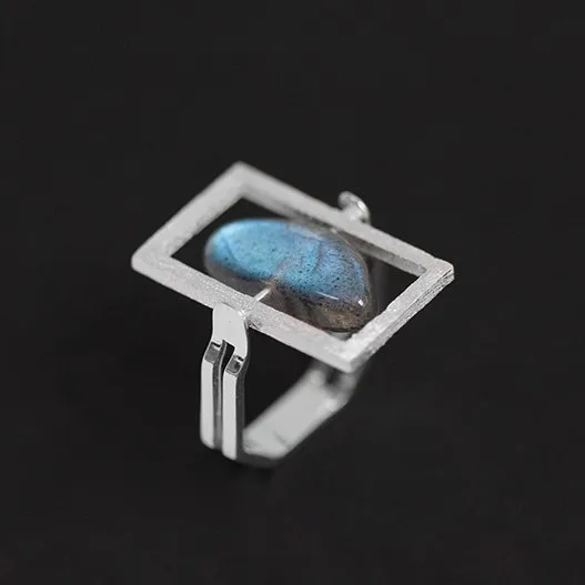 Серебряное Ювелирное кольцо 925 пробы лаконичное из стерлингового серебра с