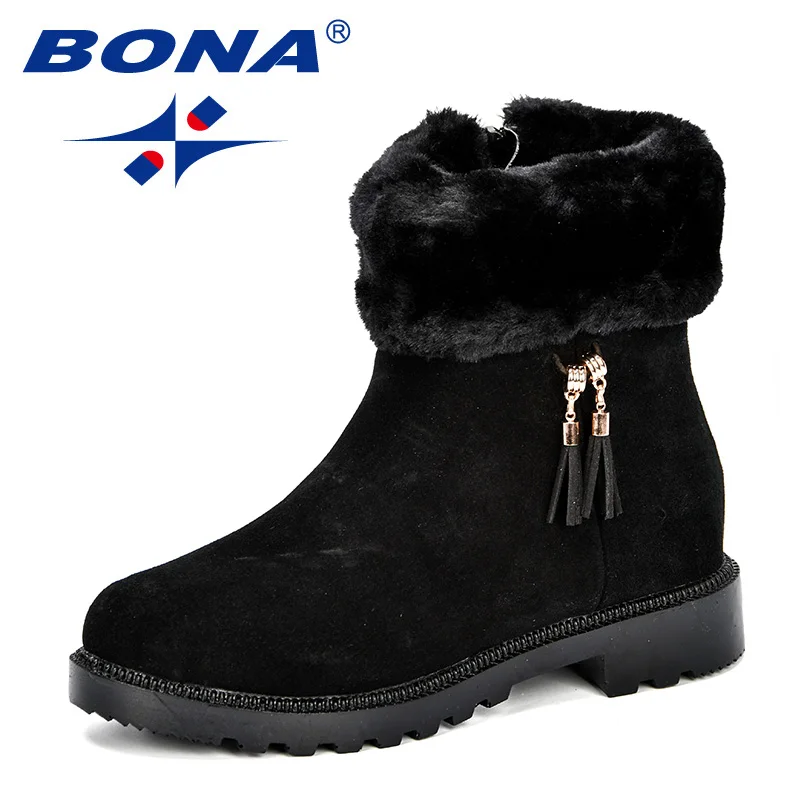 BONA/ модный стиль; зимние сапоги для девочек; детская обувь; детские зимние сапоги на молнии сбоку; мягкая кожа; плюш; теплый удобный светильник