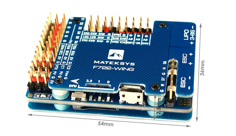 Контроллер полета STM32F722RET6 INAV 3-8S летный/BetaFlight OSD черный ящик датчик скорости