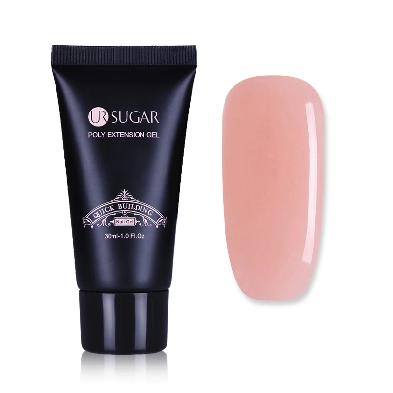 Ur Sugar 30 г полигелевый удлинитель для пальцев, кристально-Желейный гель для ногтей, УФ светодиодный твердый гель, акриловый строительный УФ-гель