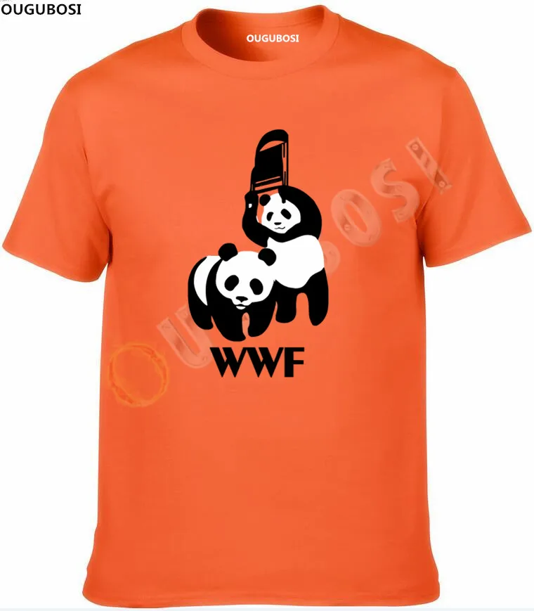 Смешные панды Медведь банкси сумо Борьба футболка черный/белый | Мужская одежда