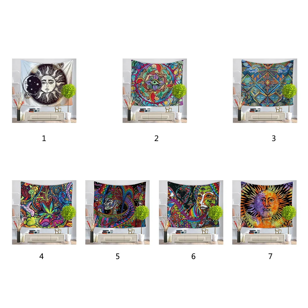 Ретро этнический стиль полиэстер гобелен домашний Настенный декор