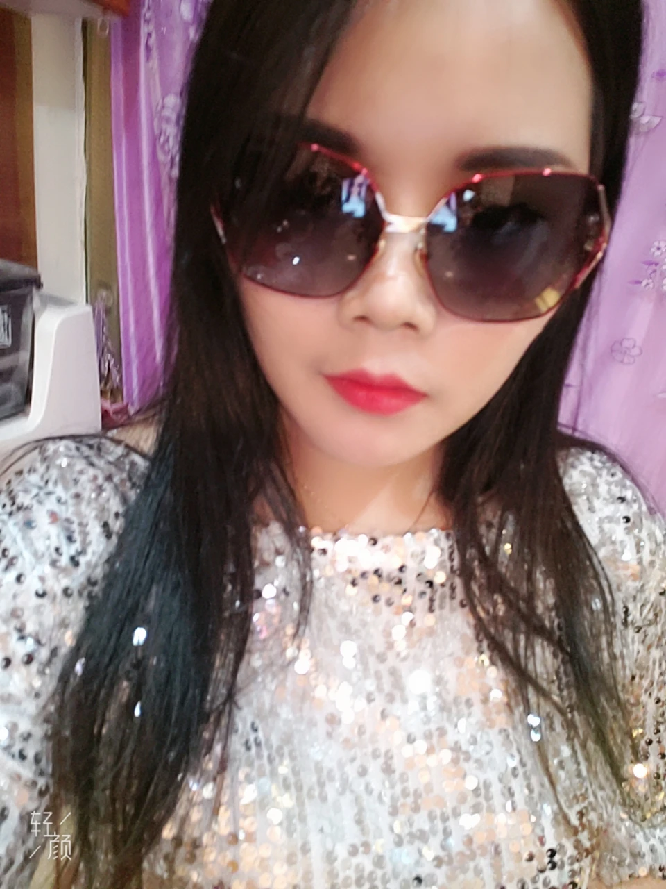 Elegant long-sleeved beaded women's lace shirt crochet shirt mesh shirt women's clothing S-5XL