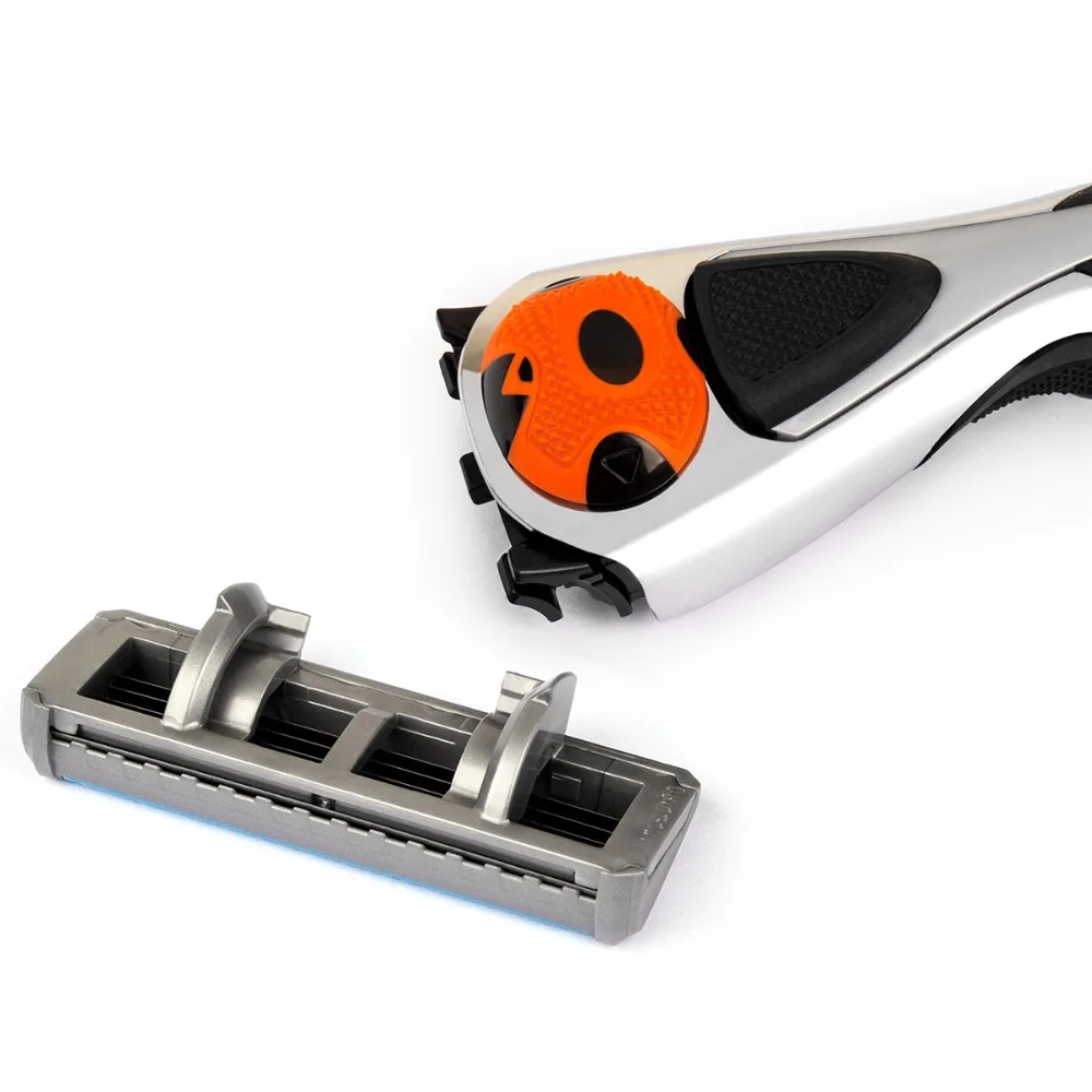 Индивидуальная ручная бритвенная ручка Qshave Black Spider возможно нанесение имени на