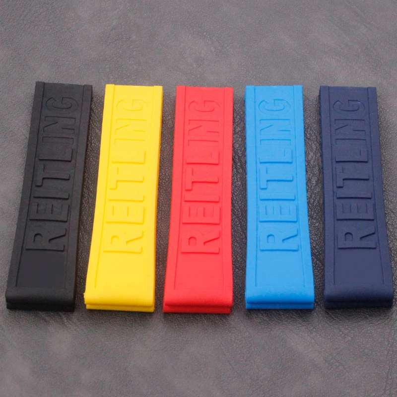 Мужской силиконовый ремешок 22 мм 24 подходит для занятий спортом на открытом