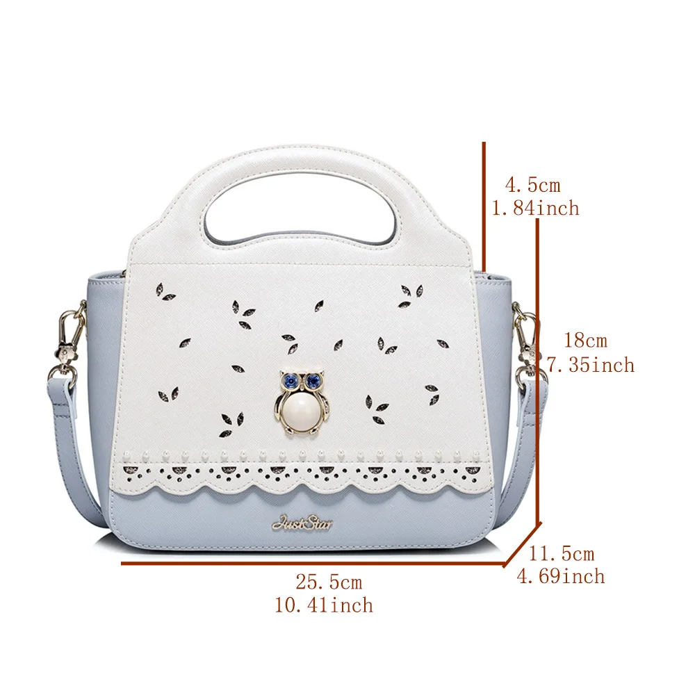 Элегантные дамские Сумки Синий и Белый Цвет Для женщин Crossbody На Ремне Кошелек с