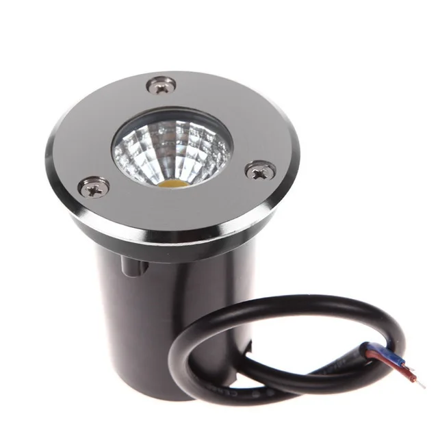Прямая продажа с фабрики AC85 265V/DC12V 3 Вт LED Cob подземные лампы открытый IP68