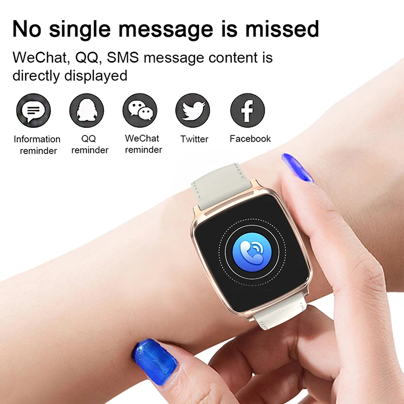 Смарт-часы для мужчин и женщин IP67 Водонепроницаемый Health Heart Rate Bluetooth Smartwatch